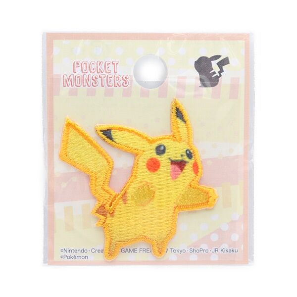 Pokemon Pikachu Embroidery Seal Patch